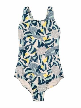 NEW Lands' End One Piece Fish Swimsuit
